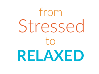 from stressed to relaxed
